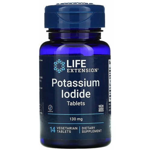 LifeExtension Potassium Iodide Tablets,    , 130 , 14 .    , -, 