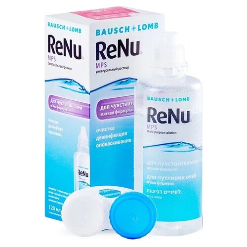 ���������� ������� BAUSCH+LOMB Renu MPS, � �����������, 120 ��, 1 ��.