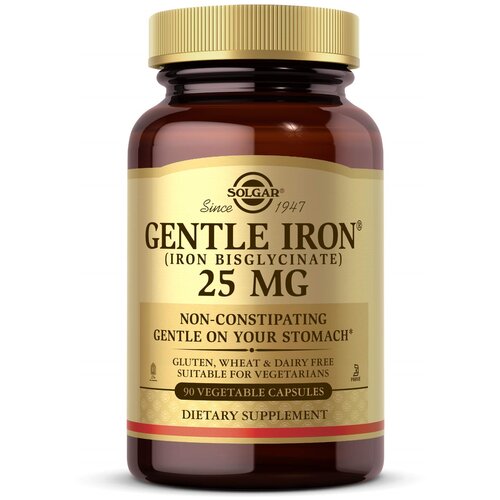 ���������� Gentle Iron (Iron Bisglycinate) ����., 25 ��, 15 �, 90 ��.