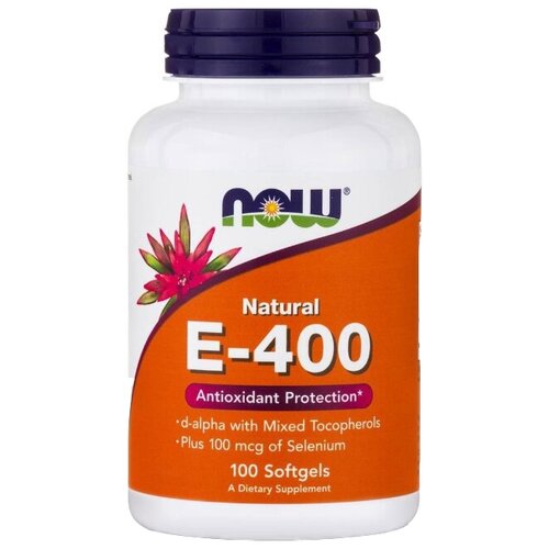  NOW Natural E-400 Mixed Tocopherols with Selenium, 130 , 150 , 100 .   , -, 