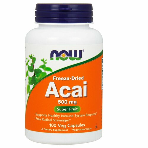 Acai 500 mg NOW (100  )   , -, 