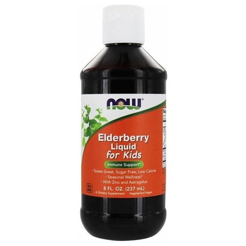  NOW Elderberry Liquid For Kids, 320 , 237    , -, 