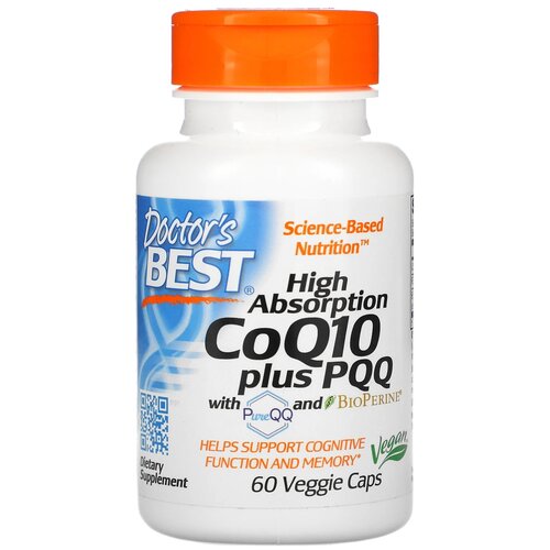  Doctor's Best High Absorption CoQ10 plus PQQ ., 70 , 60 .   , -, 