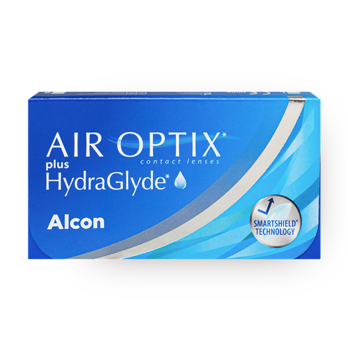 ���������� ���������� ����� �� ����� Alcon Air Optix Plus HydraGlyde, 6 ��., R 8,6, D -4,25, 1 ��.