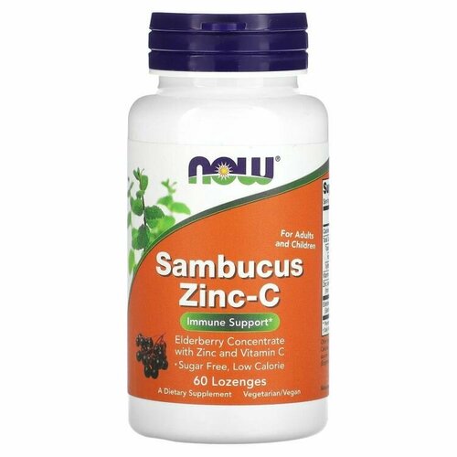  NOW Sambucus Zinc-C, 60 .   , -, 