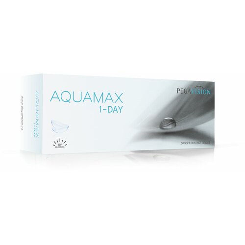 ���������� ����������� ���������� ����� Pegavision Aquamax 1-Day, 30 ��., R 8,6, D -2,75, 1 ��.