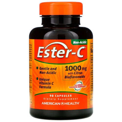  AMERICAN HEALTH Ester-C with Citrus Bioflavonoids, 180 , 1000 , 90 .   , -, 