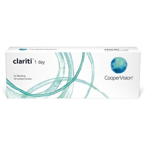 ���������� ����������� ���������� ����� CooperVision Clariti 1 day, 30 ��., R 8,6, D -1, 1 ��.