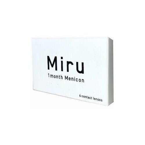 ���������� ���������� ����� �� ����� Menicon Miru 1month, 6 ��., R 8,3, D -2,75, 1 ��.