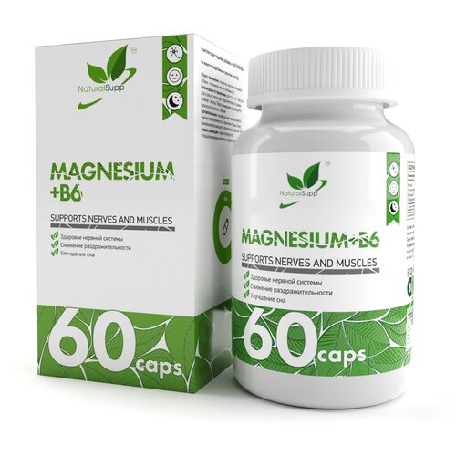 Magnesium + B6, ., 100 , 60 .   , -, 