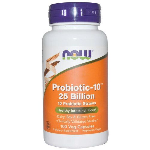   NOW Probiotic-10 25 Billion, 350 , 100 .