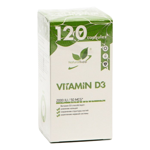 NaturalSupp Vitamin D3 ., 2000 ME, 0.1 , 120 .   , -, 