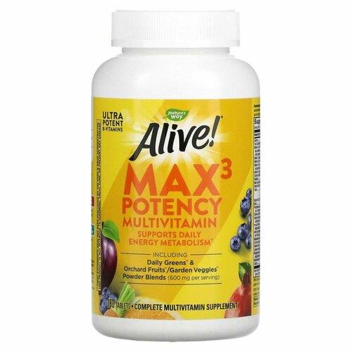 Nature's Way Alive! Max3 Potency (    ) 180    , -, 