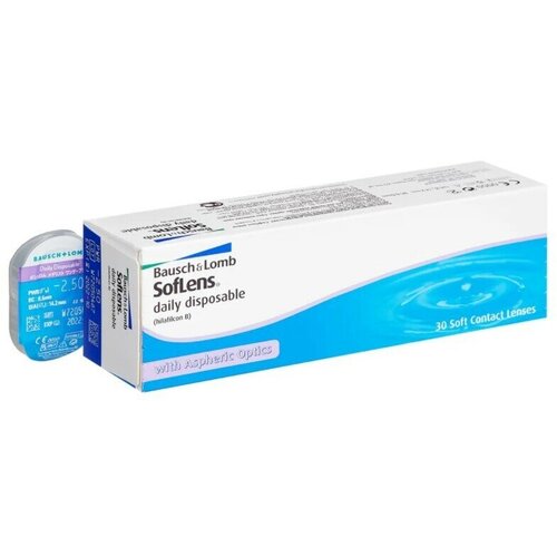   Bausch & Lomb Soflens Daily Disposable, 30 ., R 8,6, D -6,5   , -, 