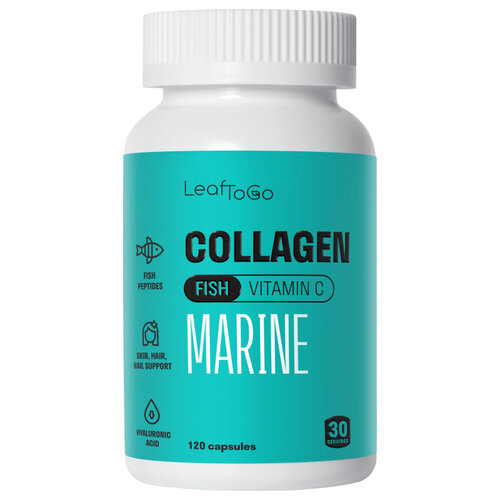 LeafToGo Marine Collagen + Vitamin C ., 90 .   , -, 