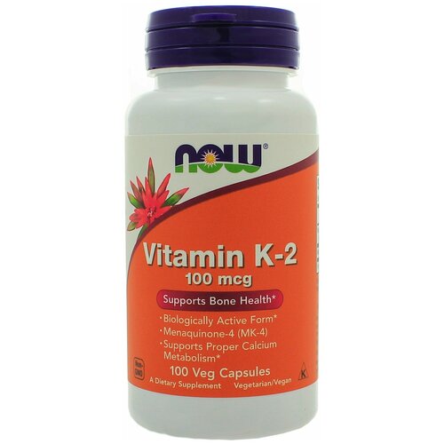 NOW Vitamin K-2 100 mcg, 100 .   , -, 