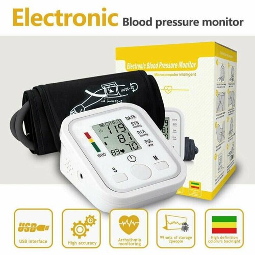   Arm Style Electronic Blood Pressure Monitor   , -, 