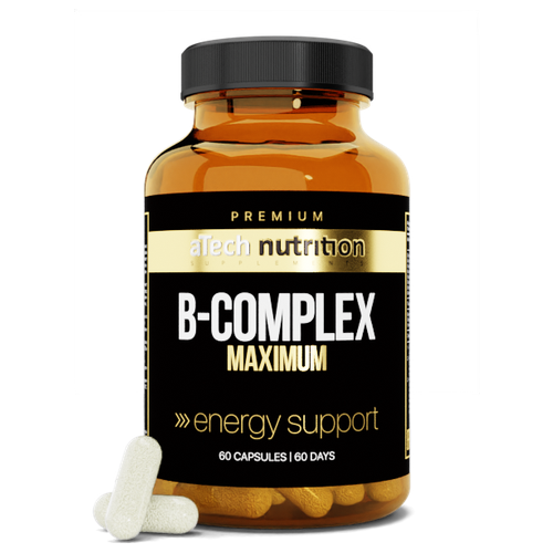 ���������� ������� aTech Nutrition Premium B-complex maximum, 60 ��.