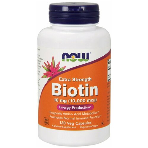 Biotin 10000 mcg 120   NOW Foods   , -, 