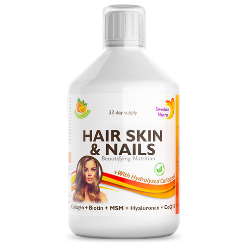 ���������� �������� ��������� ��� ����, ����� � ������ Hair Skin & Nails SWEDISH NUTRA, 500 ��, 33 ������