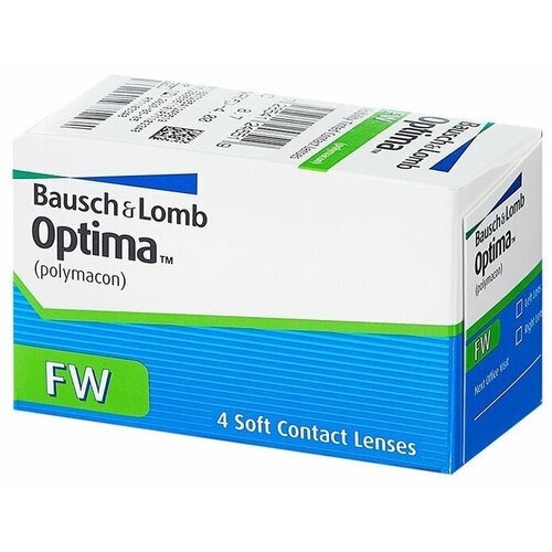 ���������� ���������� ����� BAUSCH+LOMB Optima FW, 4 ��., R 8,4, D -1, 1 ��.
