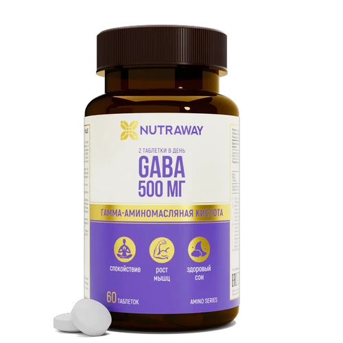      GABA / 500mg NUTRAWAY 60    , -, 