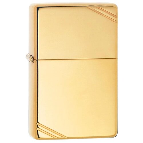    ZIPPO 270 Vintage with Slashes Series 1937   High Polish Brass   , -, 