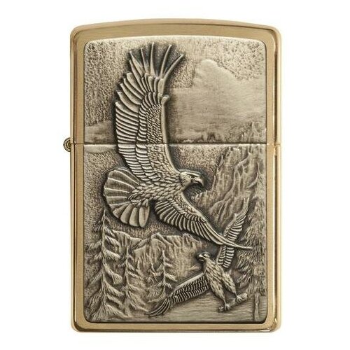 Zippo 20854 Eagles Brushed Brass  - 1 . 1 . 56    , -, 