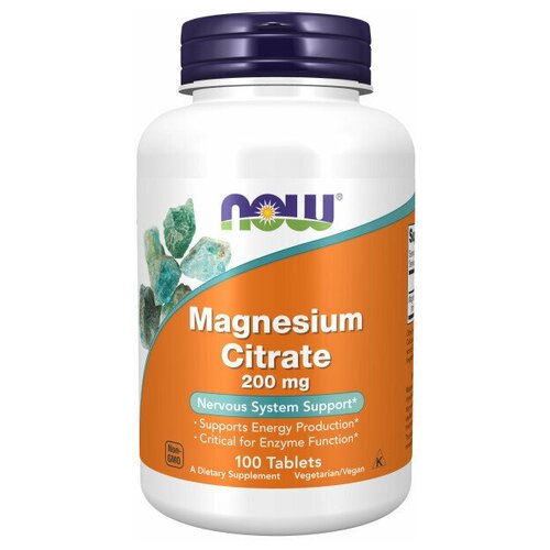 ���������� NOW Magnesium Citrate 200 �� 100 ���� / ��� ������ ������ 200 �� 100 ����