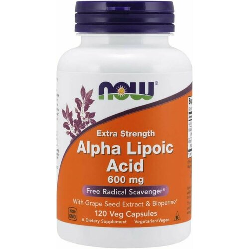   NOW Alpha Lipoic Acid, -  600  120 , ,     , -, 