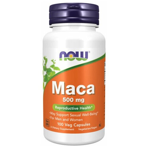 NOW Maca 500 mg 100 caps /   500  100    , -, 