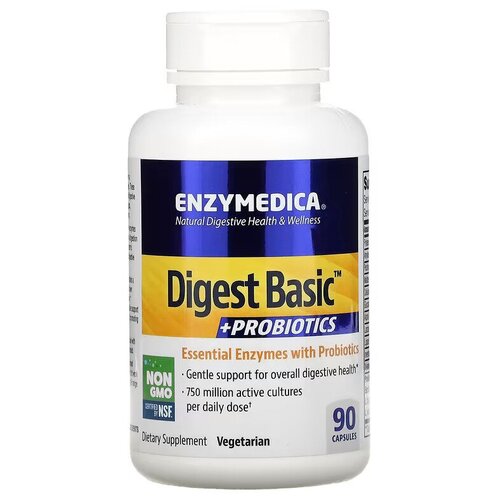 Enzymedica Digest Basic + Probiotics +  ( ) 90    , -, 