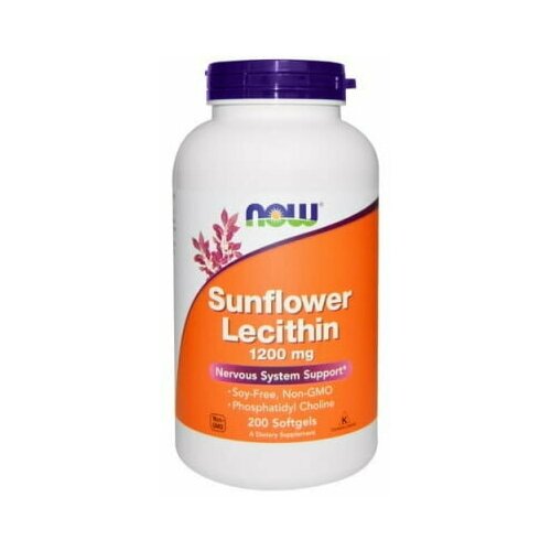 NOW Sunflower Lecithin 1200 mg 200 softgel /    1200  200    , -, 