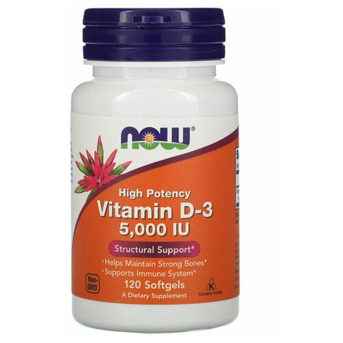 NOW Foods Vitamin D3-5000 (120 .)   , -, 