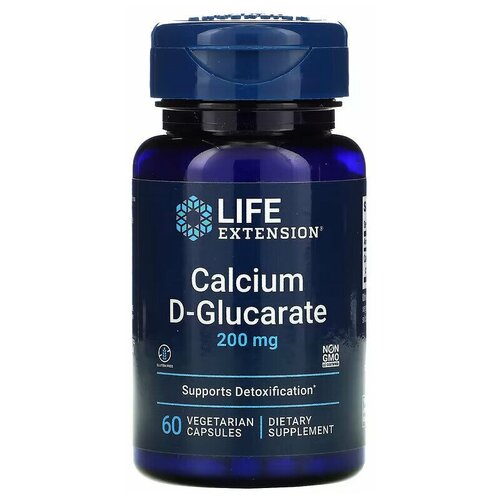 Life Extension Calcium D-Glucarate 200 mg - D-  60     , -, 