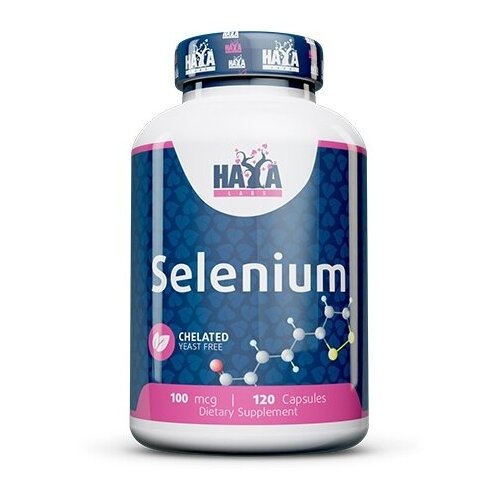 ���������� Haya labs Selenium Chelated yeast free (����� �������� ��� �������) 100 ��� 120 ������ (Haya Labs)