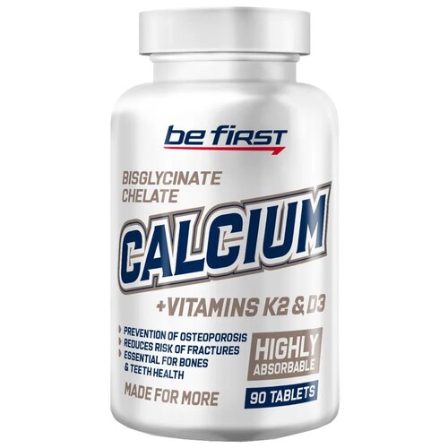  Be First Calcium + Vitamins K2 & D3, 100 , 90 .   , -, 