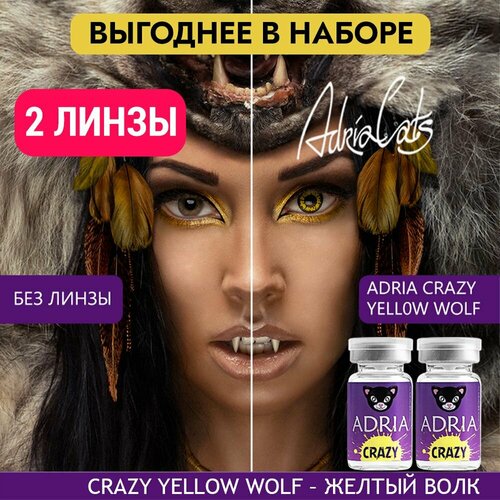   ADRIA Crazy, 2 ., R 8,6, D 0, yellow wolf, 2 .   , -, 