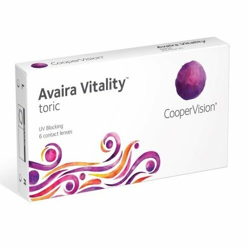   CooperVision Avaira Vitality toric., 6 ., R 8,5, D -6,5,CYL:-1,25,A:20, , 6 .   , -, 