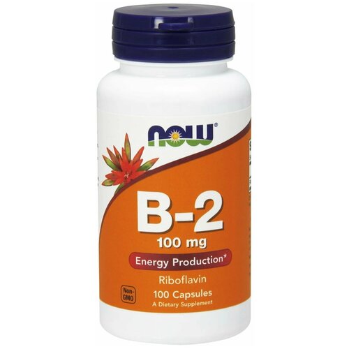 NOW FOODS Vitamin B-2 100  ( -2) 100  (Now Foods)   , -, 