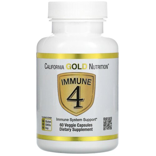 California Gold Nutrition Immune 4 ., 250 , 300 , 60 .   , -, 