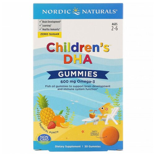 Nordic Naturals Children's DHA 30 chewables /     () 30     , -, 