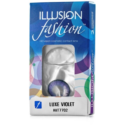   ILLUSION Fashion Luxe, 2 ., R 8,6, D -0,5, violet   , -, 