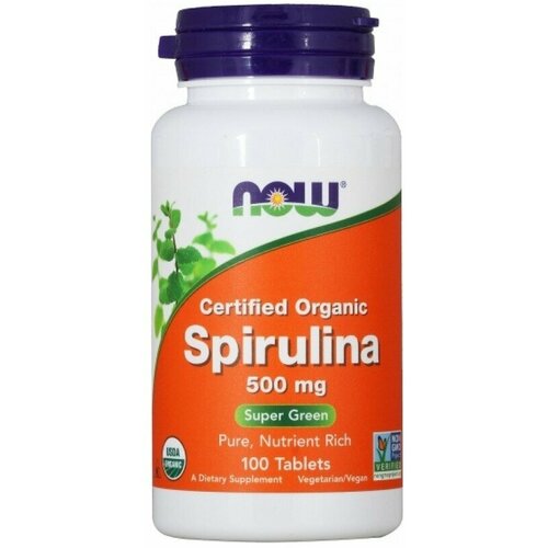 NOW Spirulina () 500 mg (100 tab)(100 )   , -, 