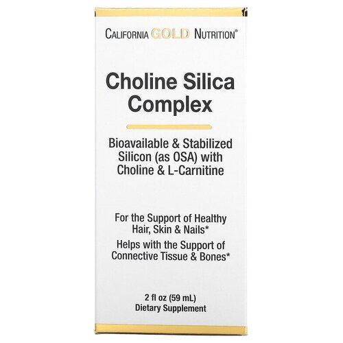 California Gold Nutrition Choline Silica Complex ., 59 , 110    , -, 