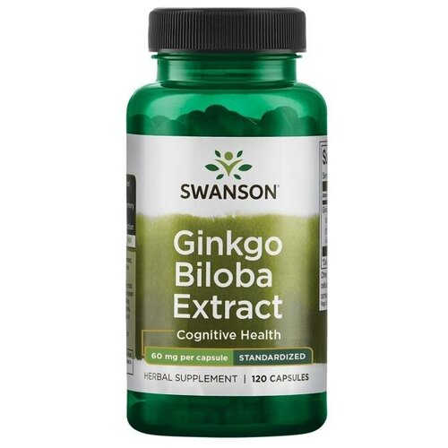  SWANSON Ginkgo Biloba Extract, 80 , 60 , 120 .   , -, 