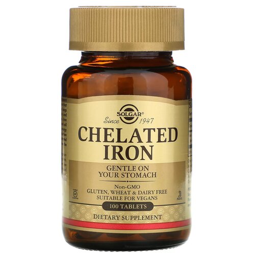 Solgar Chelated Iron /   100     , -, 