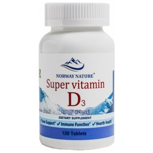   Norway Nature Super Vitamin D-3 5 000 ME (120 )   , -, 