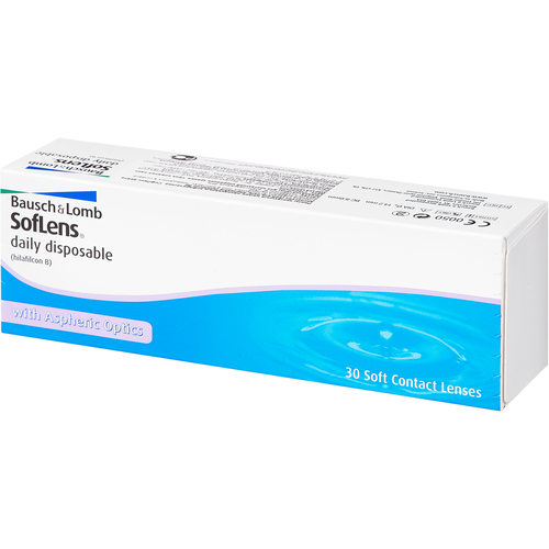   Bausch & Lomb Soflens Daily Disposable, 30 ., R 8,6, D -2   , -, 