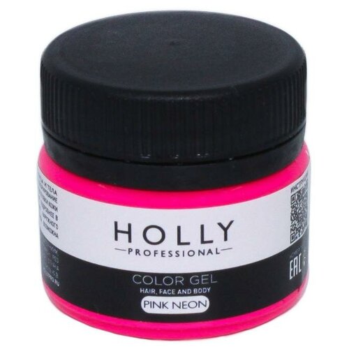 ���������� ������������ ���� ��� ����, ����� � ���� Color Gel, Holly Professional (Pink Neon)